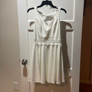 B. Darlin white juniors dress.
